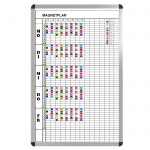 Klassen-Plantafel, 10 Stunden Mo-Fr, für 15 Klassen, 103x77 cm, 